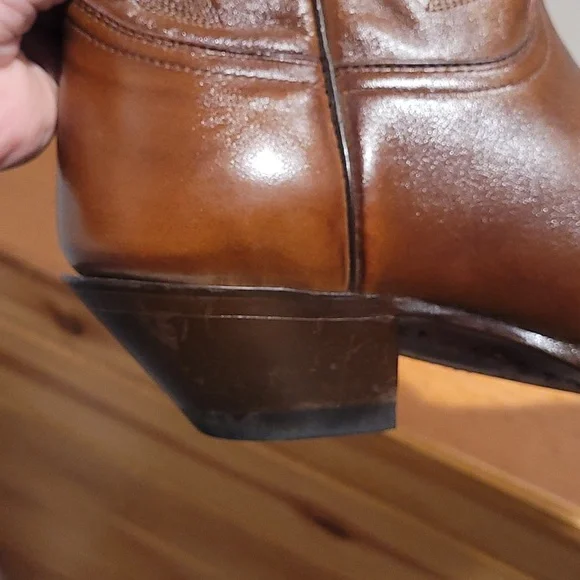 Women's Resistol Brown leather cowboy boots size 9 - Picture 8 of 15